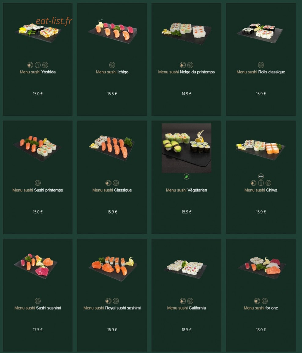 Label green — carte page 6