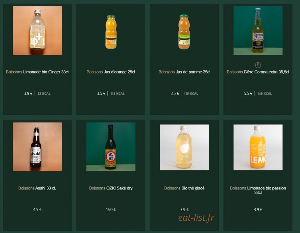 Label green — carte page 17