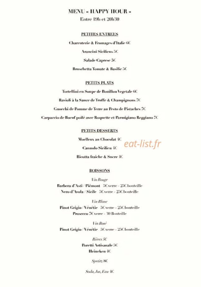 Le 9ème Ciel — carte page 1