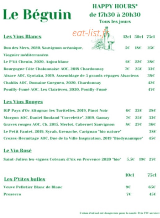 Le Béguin — carte page 5