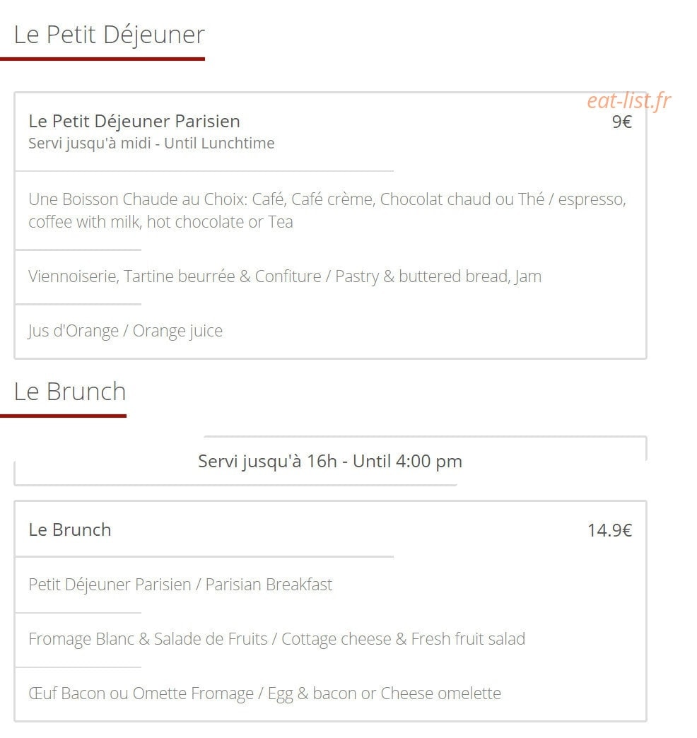 Le Cardinal — carte page 1