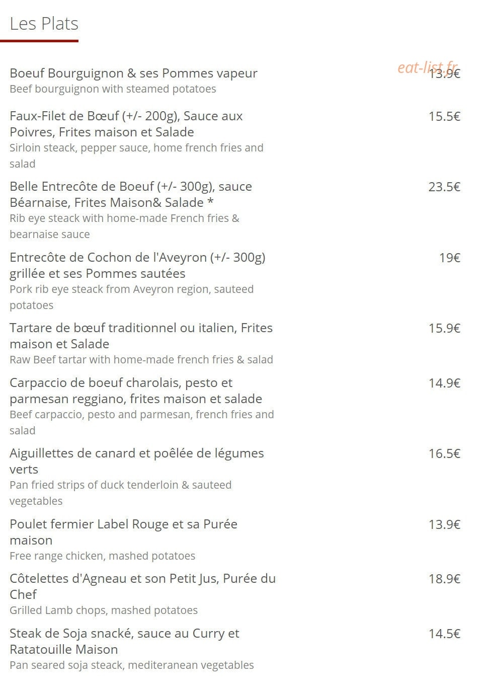 Le Cardinal — carte page 3