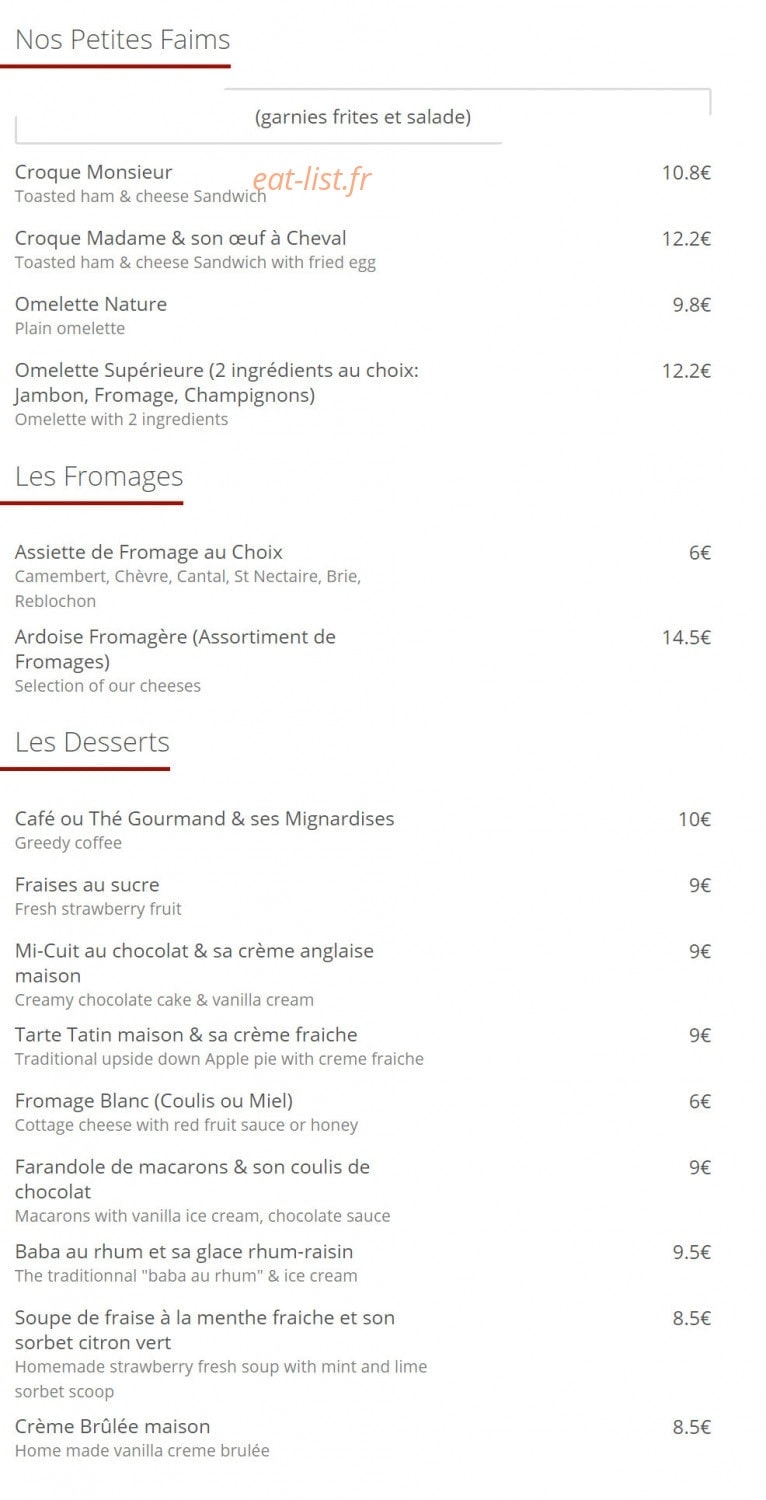 Le Cardinal — carte page 6
