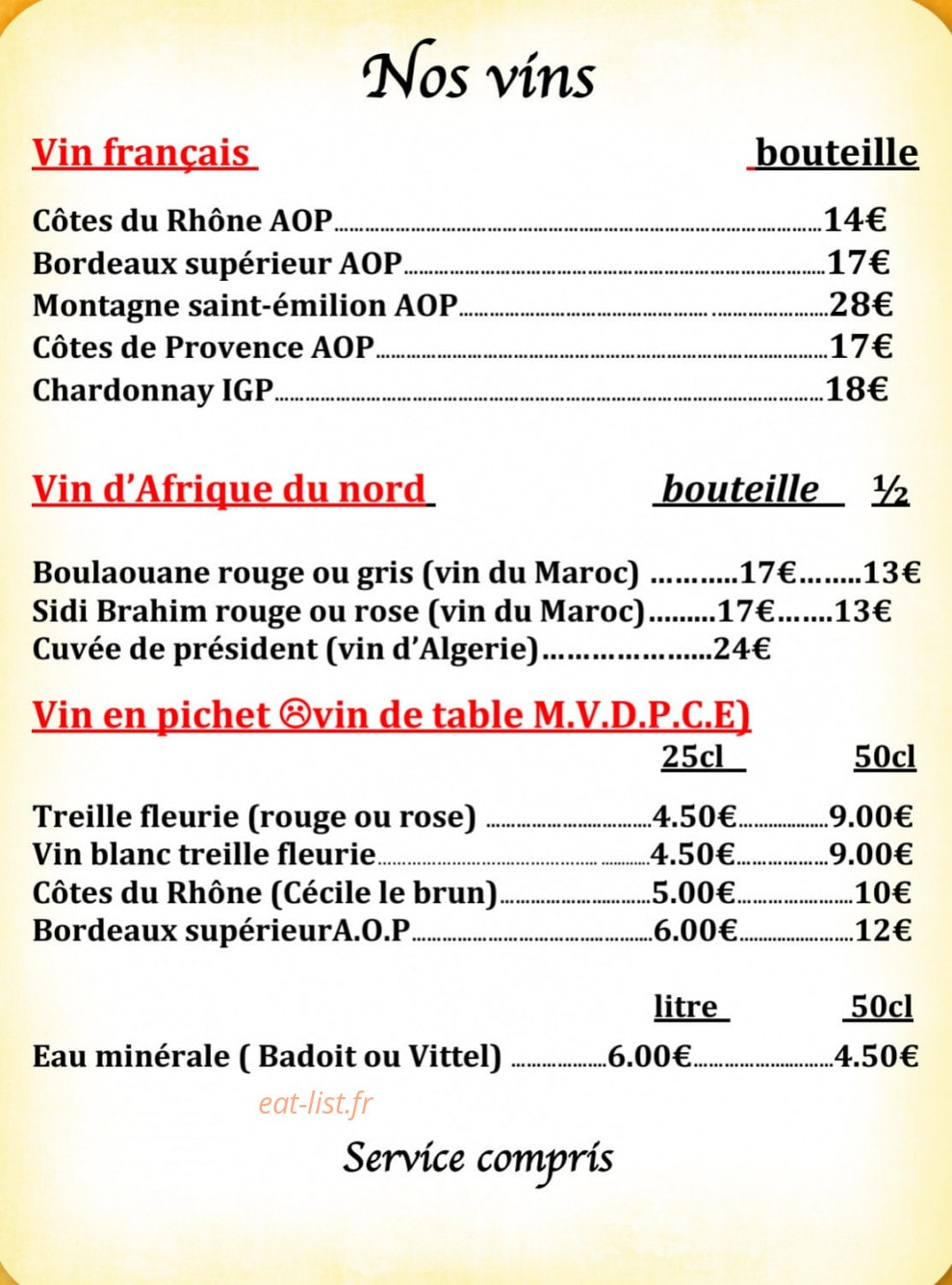 Le Danube Bleu — carte page 5