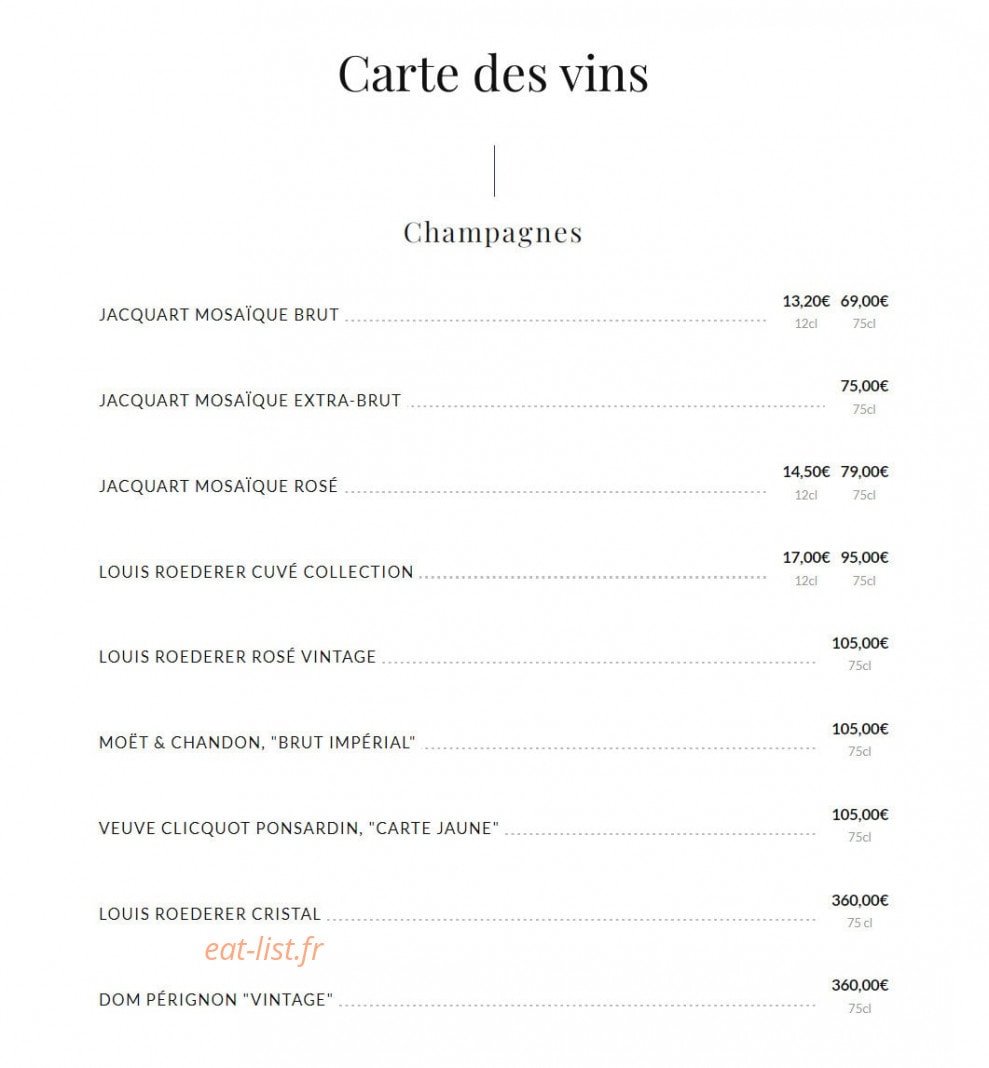 Le grand café Capucines — carte page 13