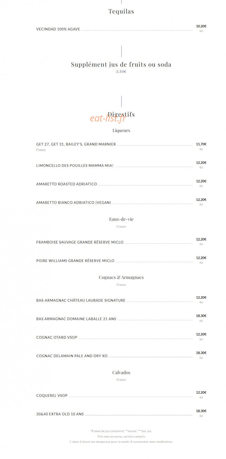 Le grand café Capucines — carte page 12