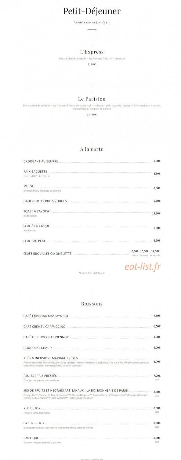 Le grand café Capucines — carte page 7
