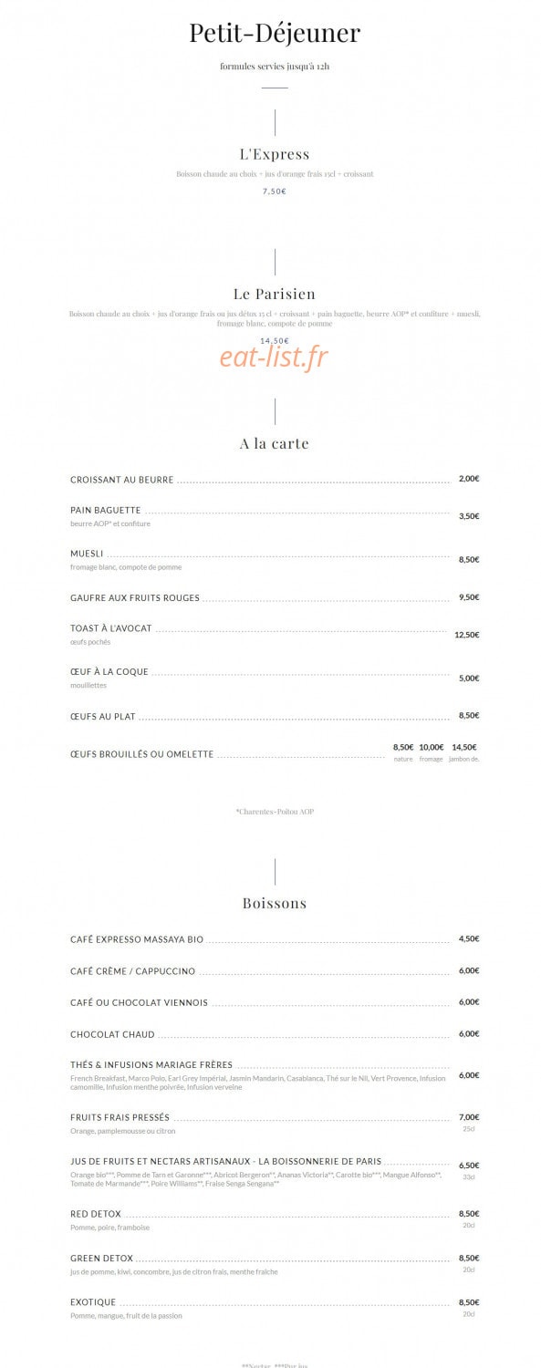 Le grand café Capucines — carte page 6