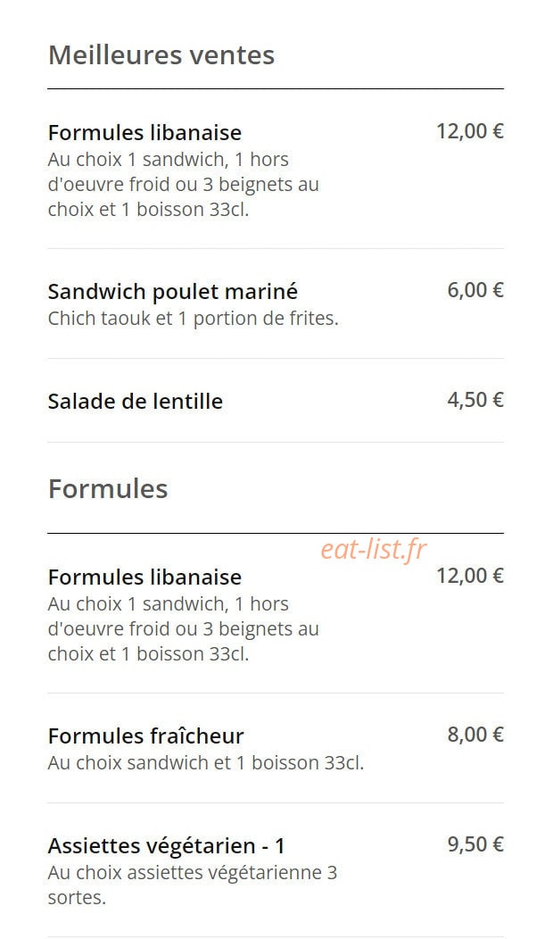 Le Mijana — carte page 1