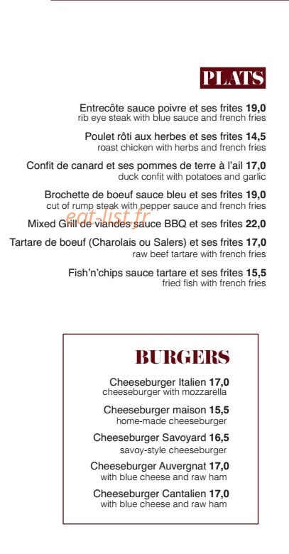 Le Monaco — carte page 2