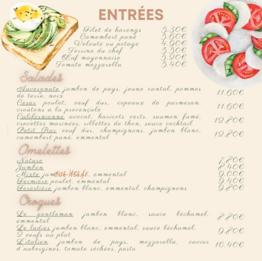 Le Montholon — carte page 1