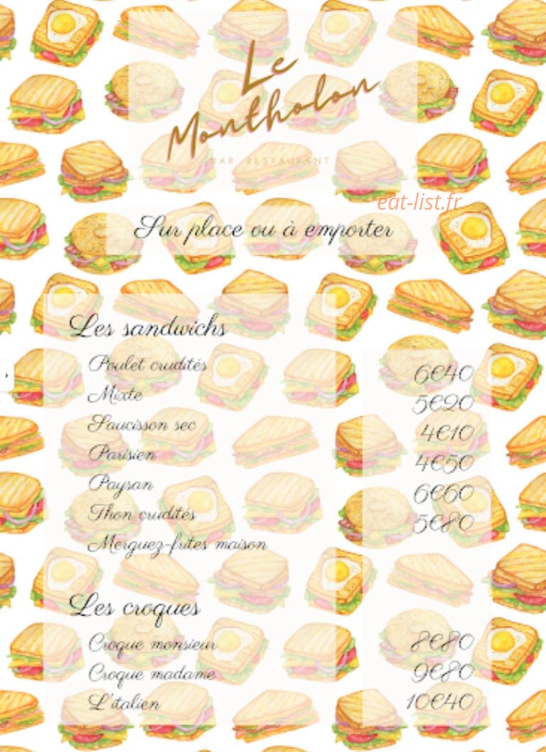 Le Montholon — carte page 3
