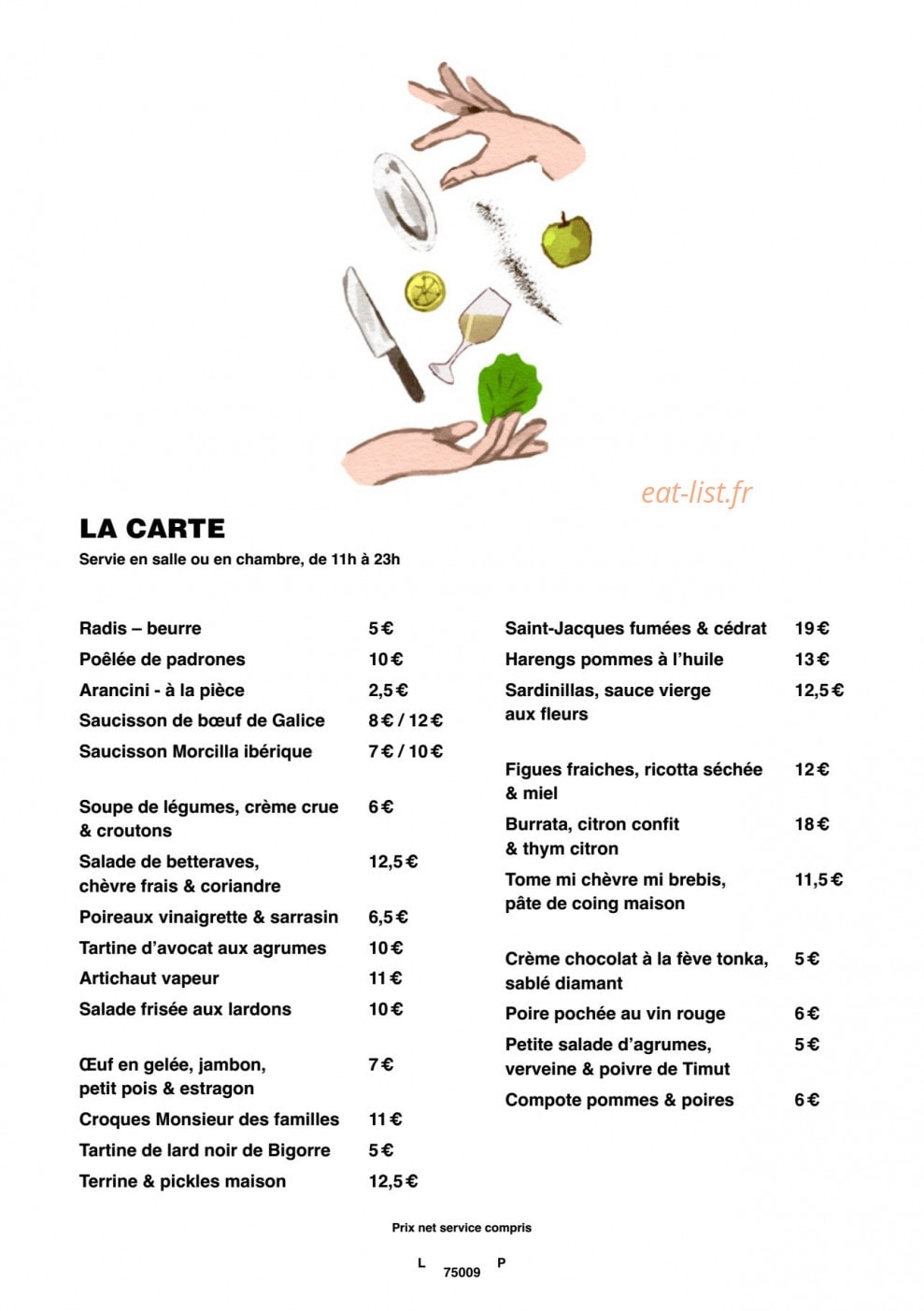 Le Pigalle — carte page 2