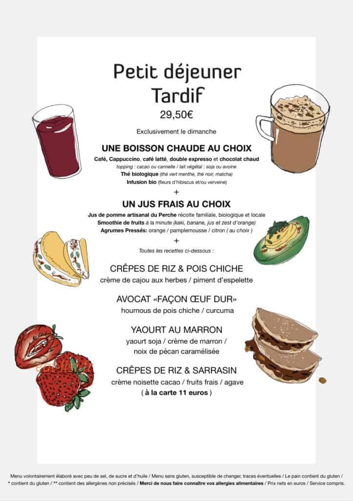 Le Potager de Charlotte — carte page 2