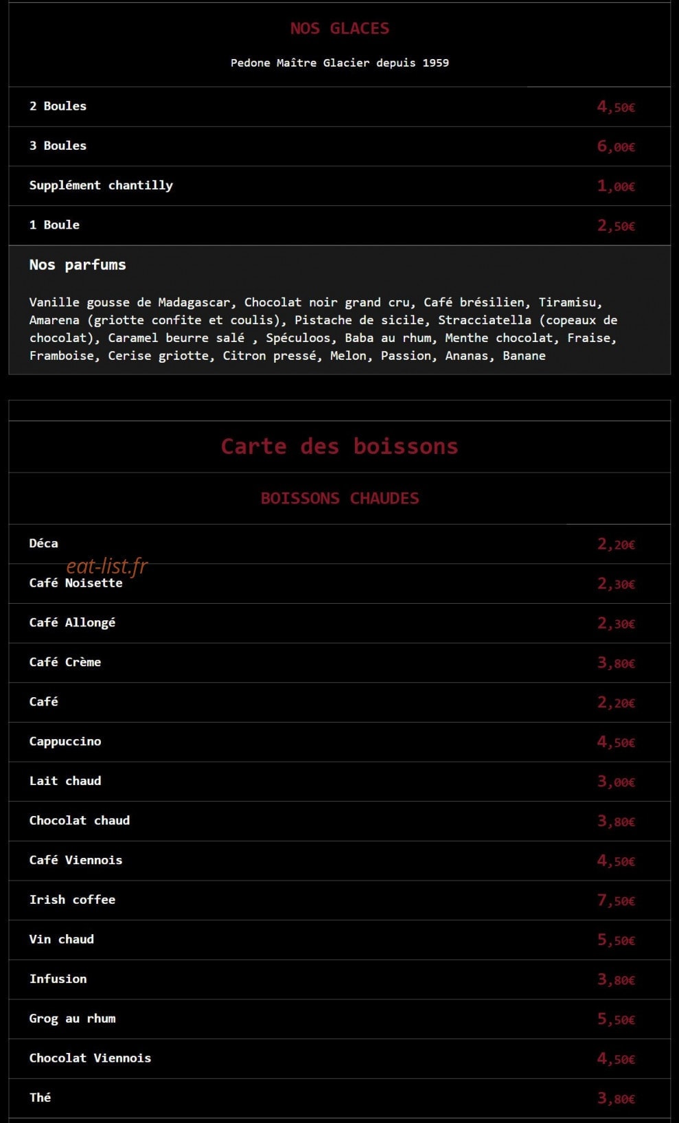 Le regent — carte page 9
