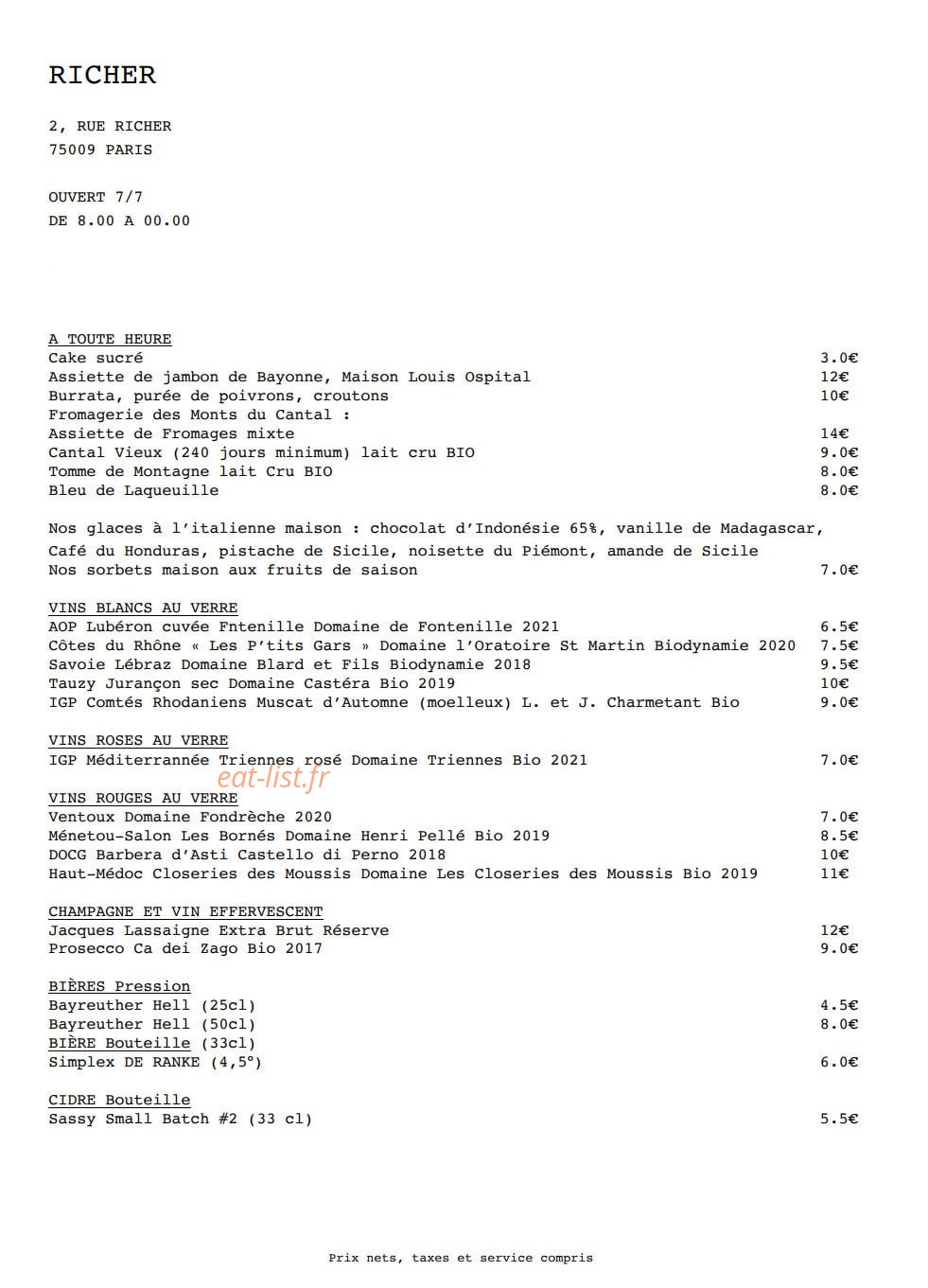 Le Richer — carte page 2