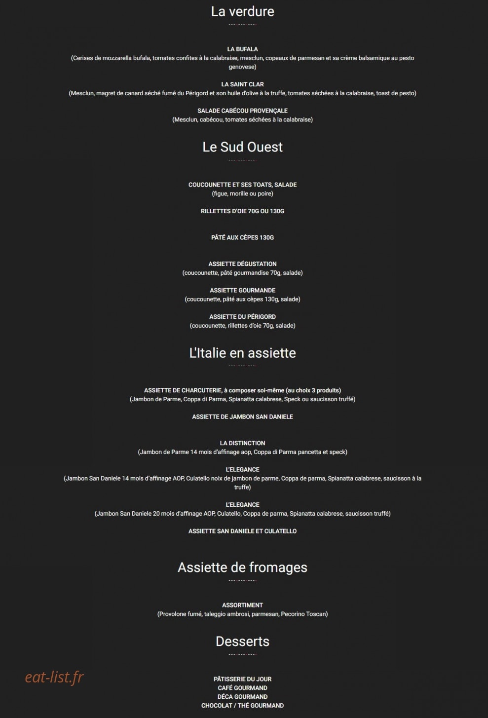 Le Saint Clar — carte page 1