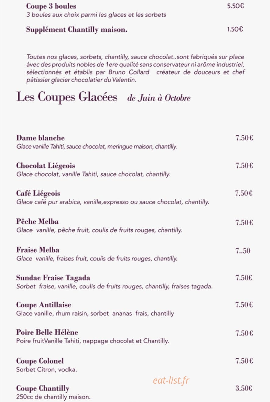 Le valentin — carte page 6