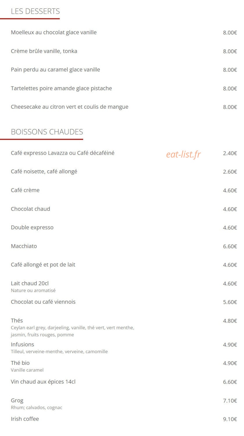 Le Vert Tulipe — carte page 2