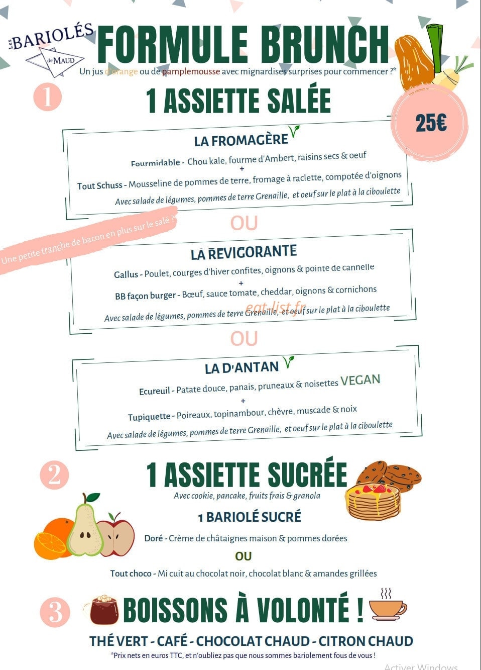 Les Bariolés de Maud — carte page 1
