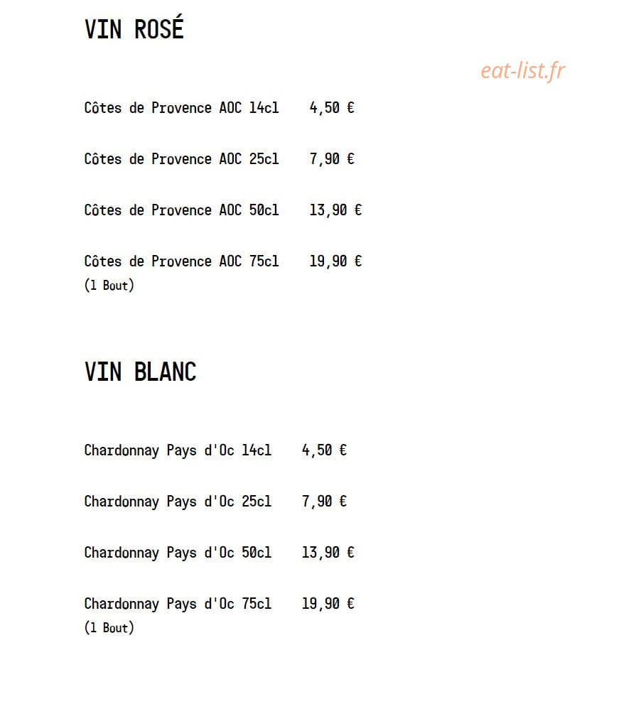 Les Nouilles Dansantes — carte page 13