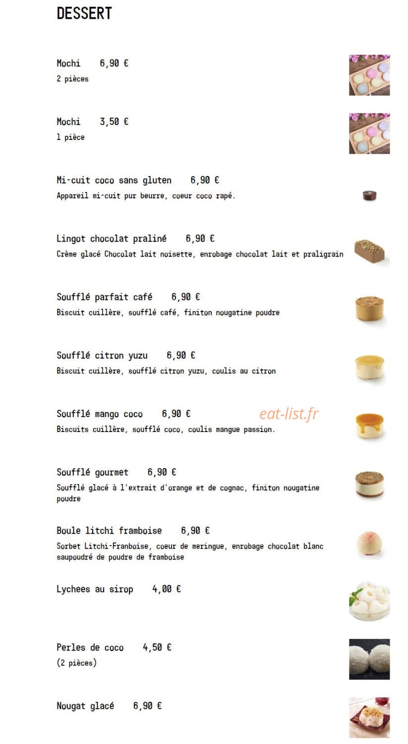 Les Nouilles Dansantes — carte page 9