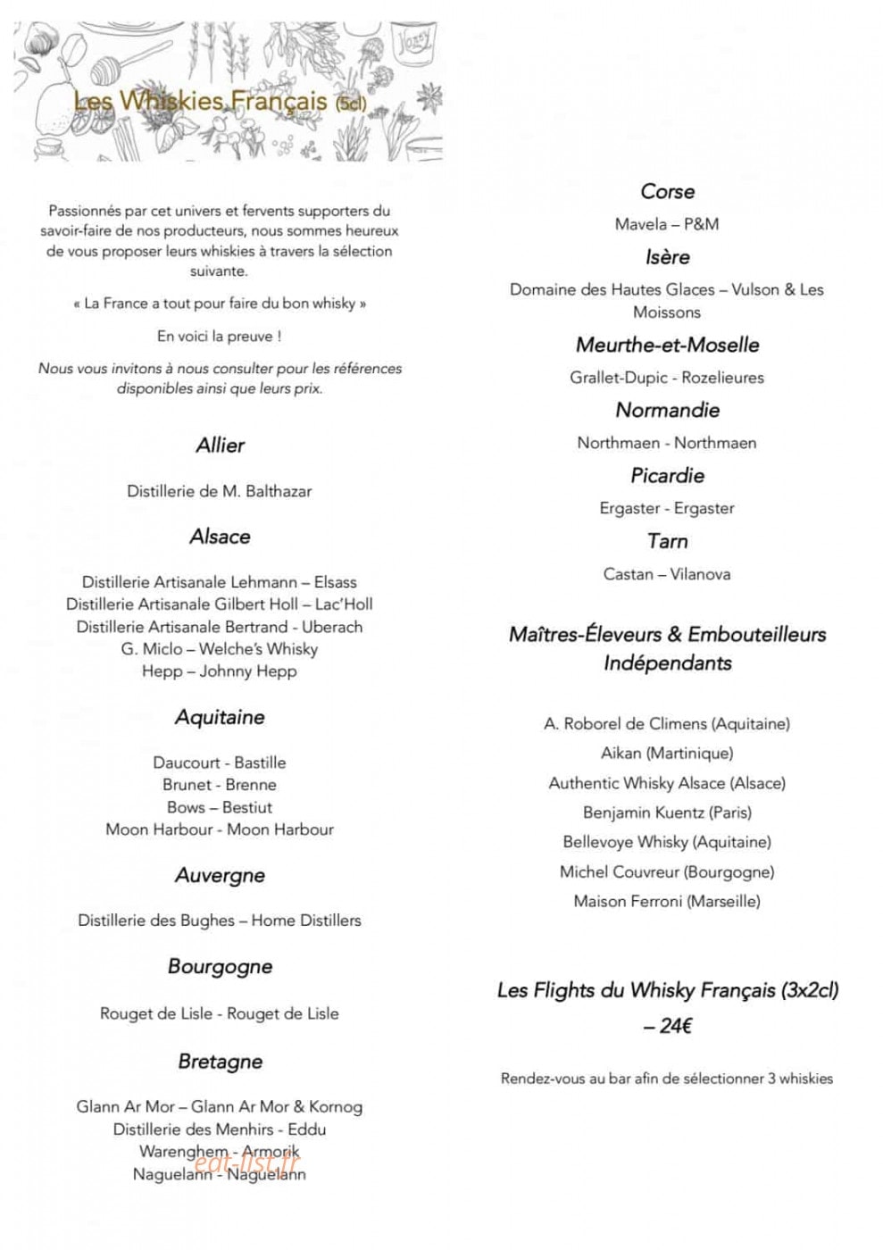 Les Passerelles — carte page 8