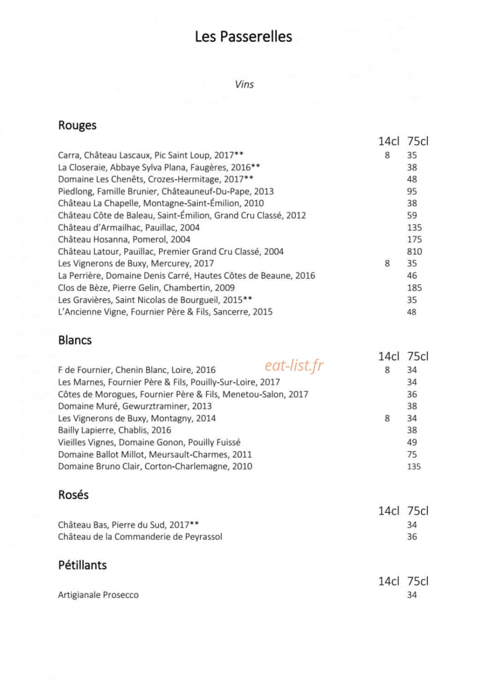 Les Passerelles — carte page 4