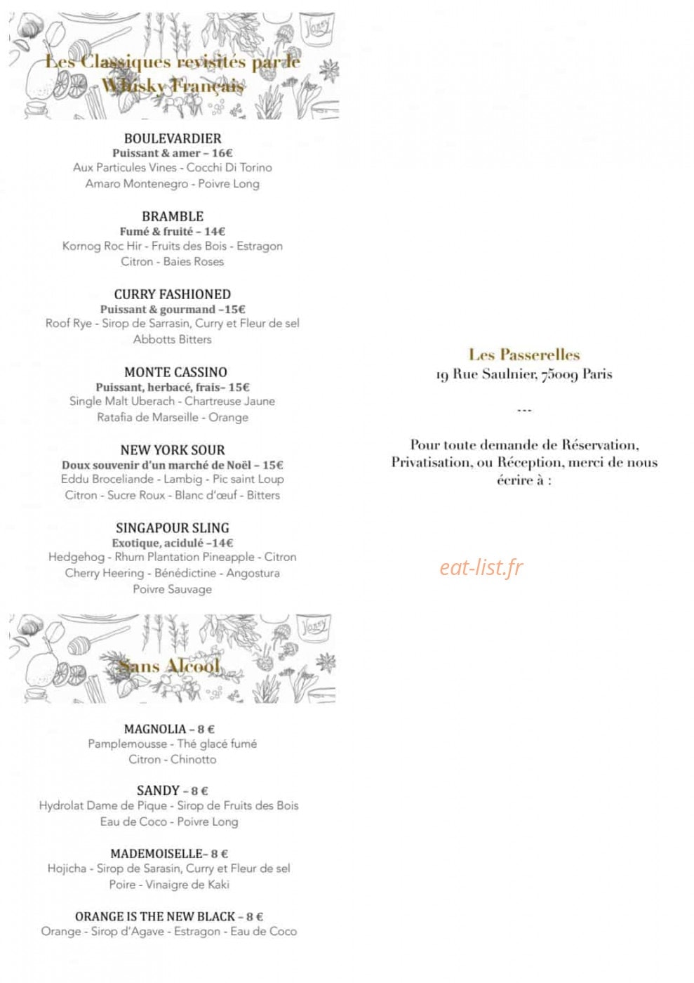 Les Passerelles — carte page 7
