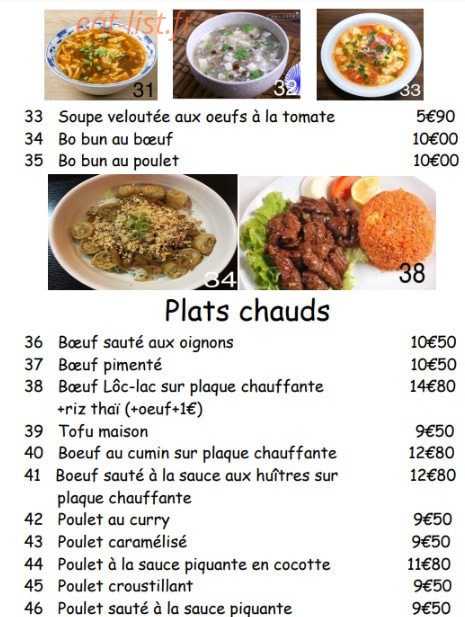 Les raviolis de grande mère — carte page 2