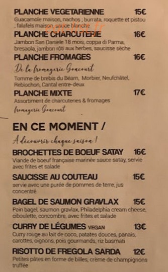 Les Vedettes — carte page 3
