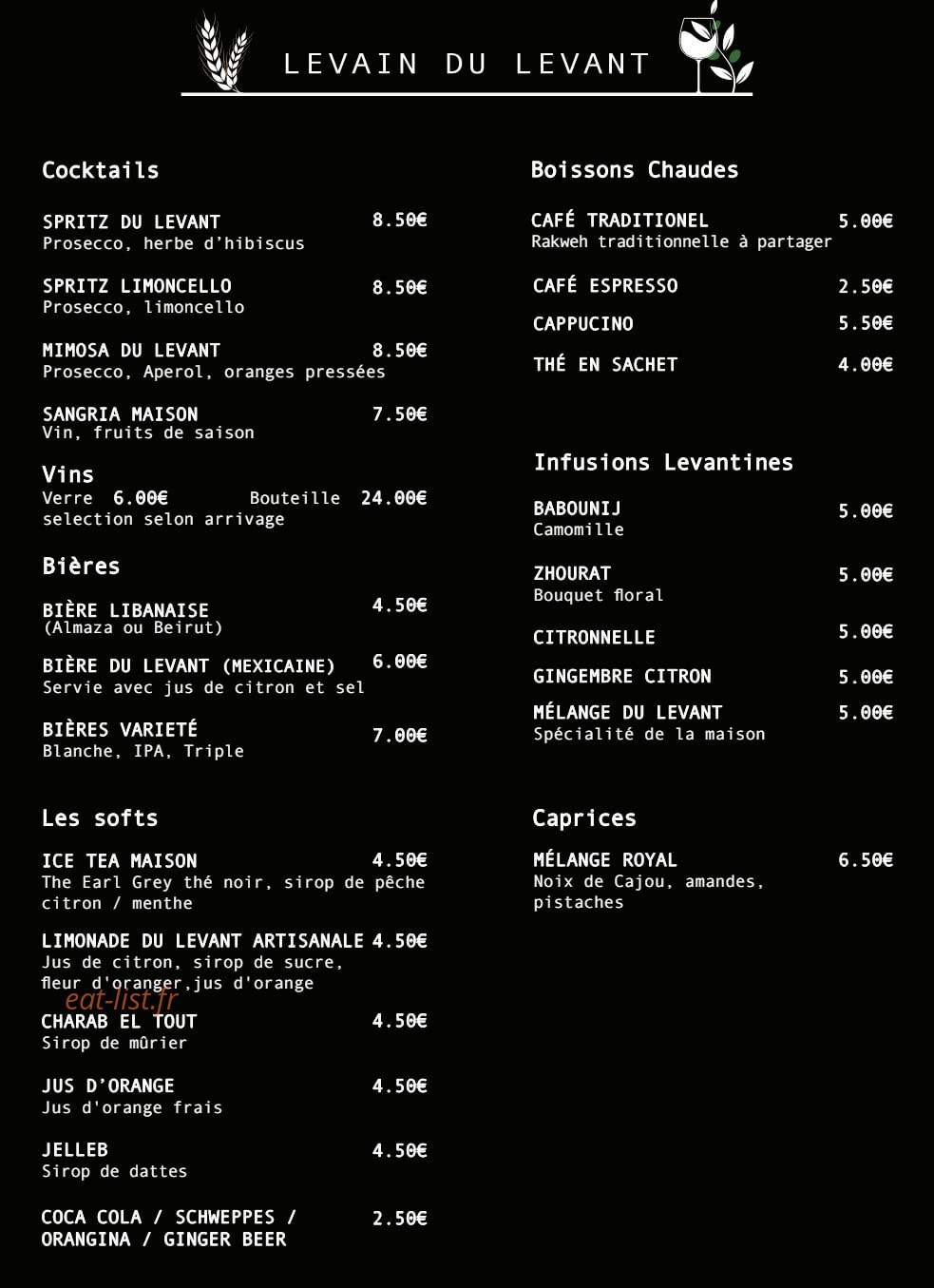 Levain du levant — carte page 3