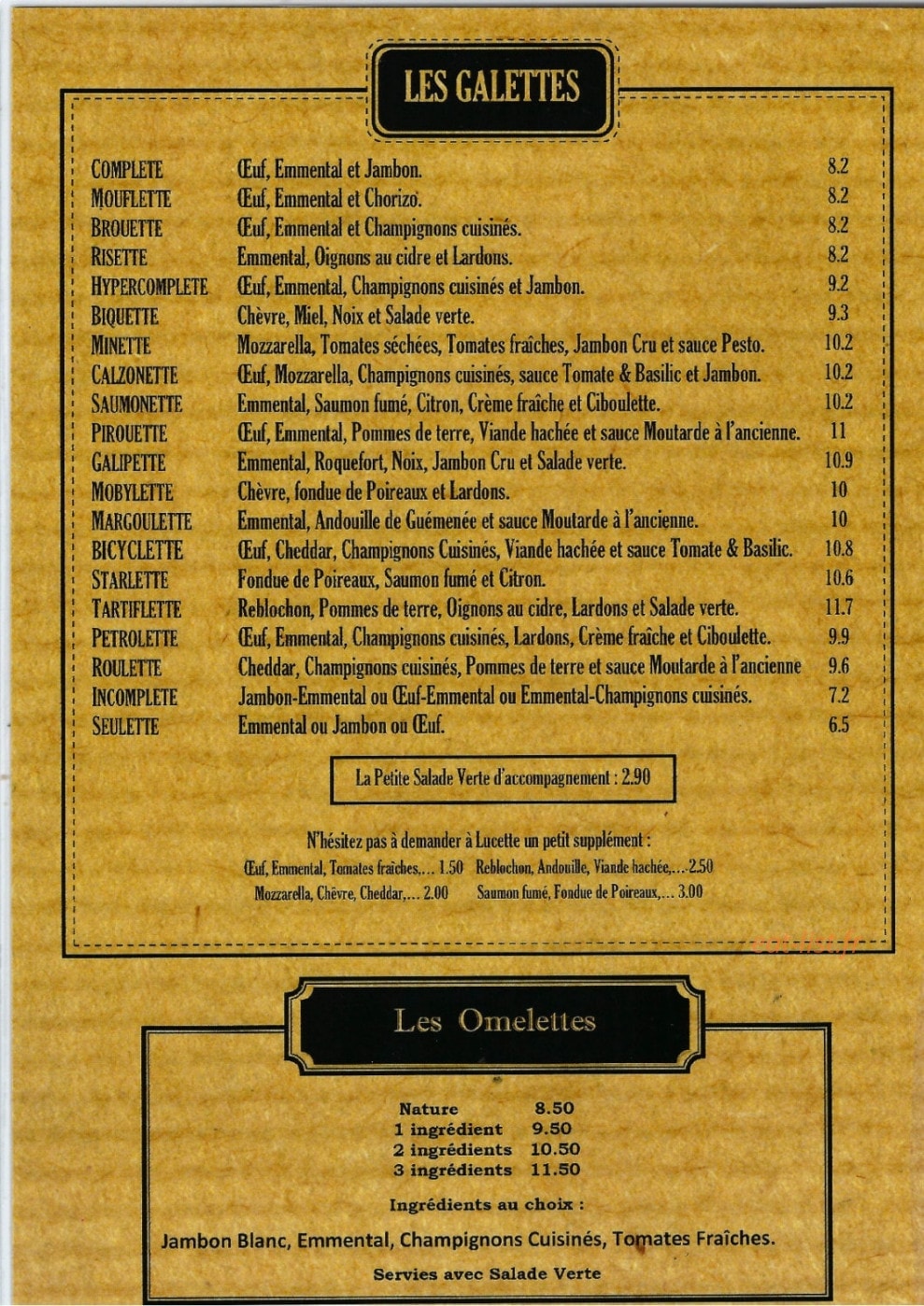 Lucette fait des crêpes — carte page 2