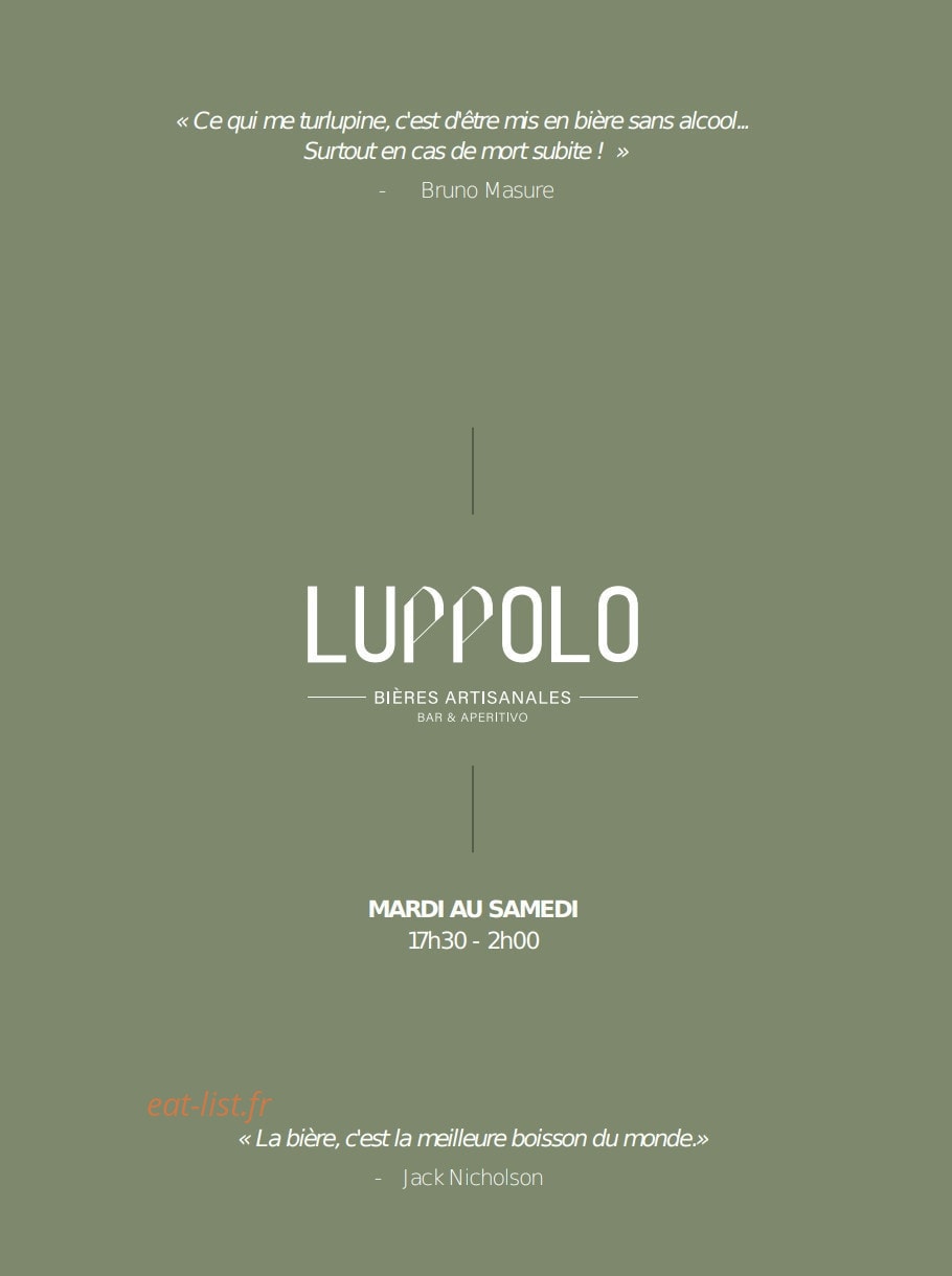 Luppolo Bar — carte page 4