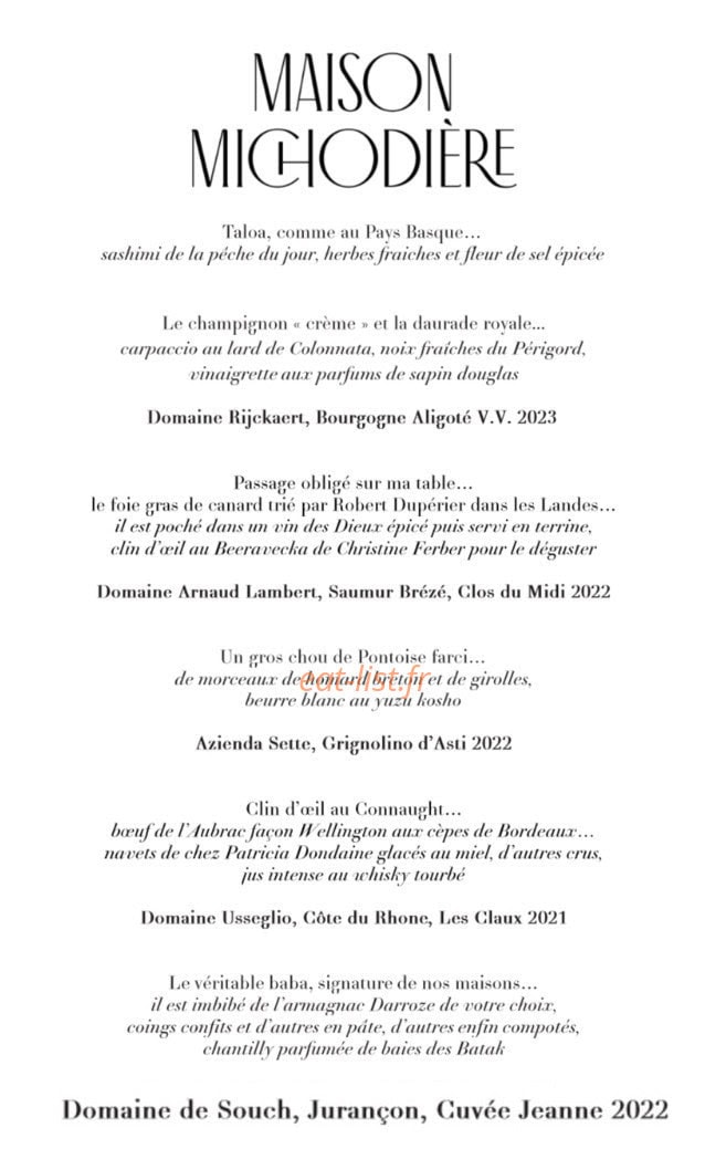 Maison Michodière — carte page 1
