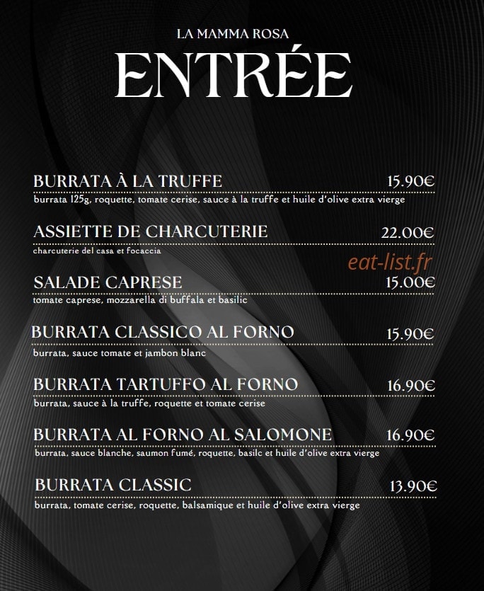 Mama Rosa — carte page 2