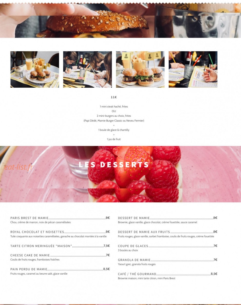 Mamie — carte page 3