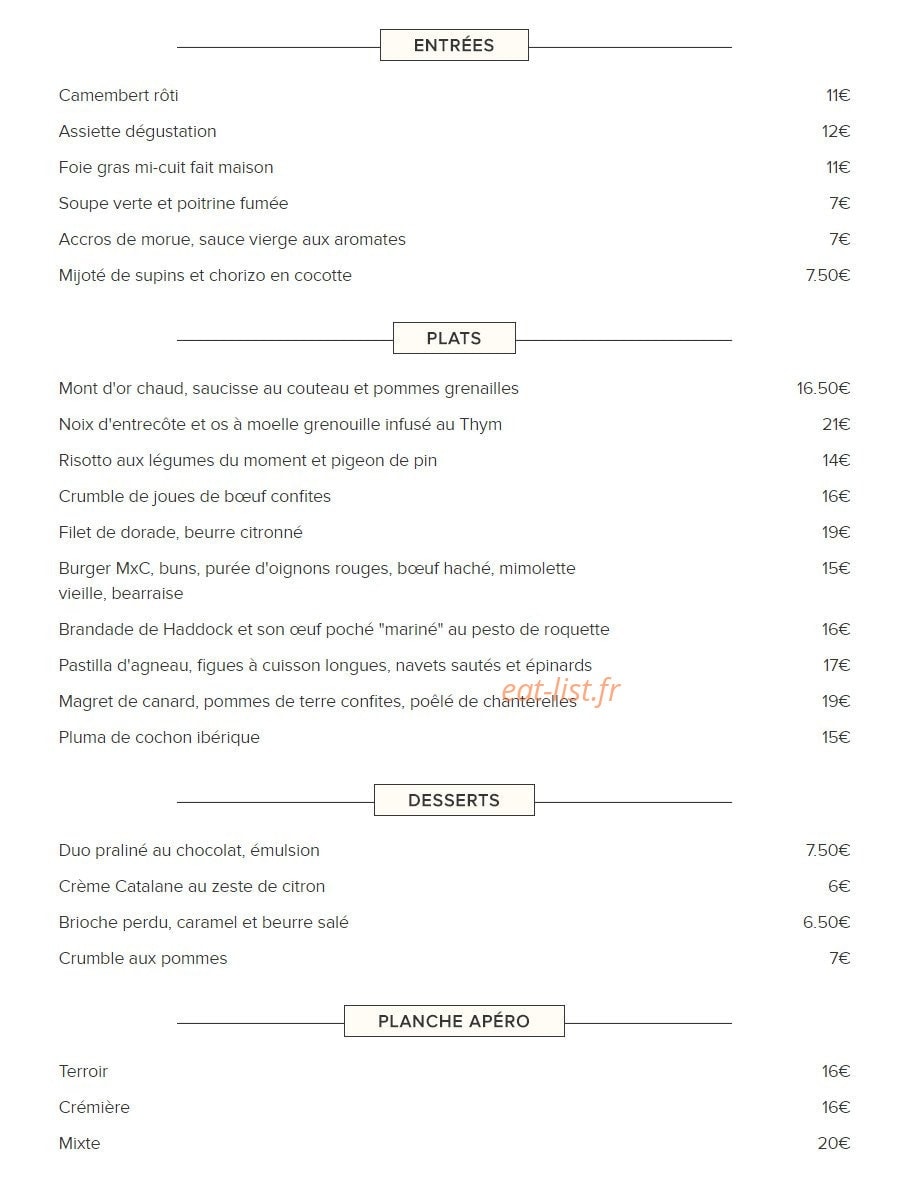 Marcel et Clementine — carte page 1