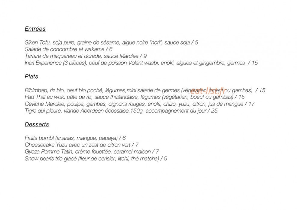 Marclee — carte page 2