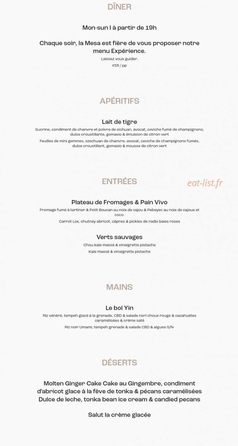 Mesa — carte page 3