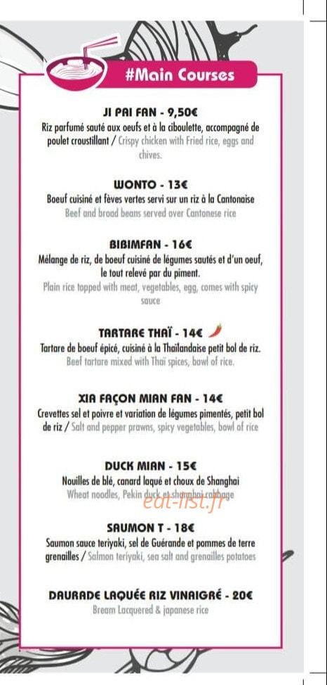 Mian Fan — carte page 3