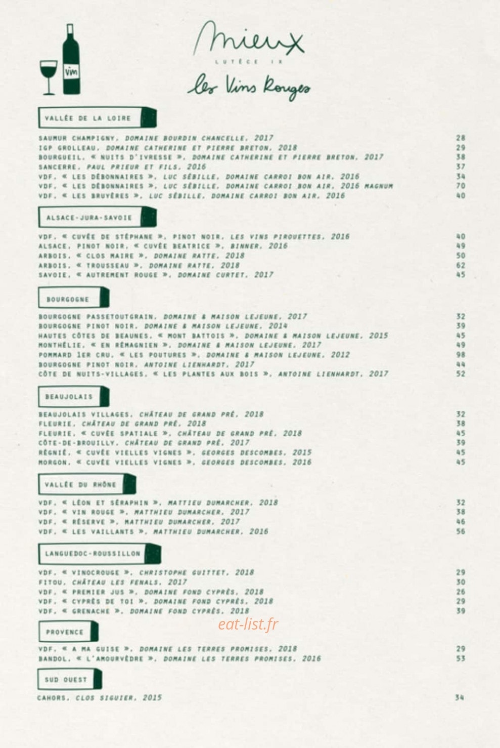 Mieux — carte page 3