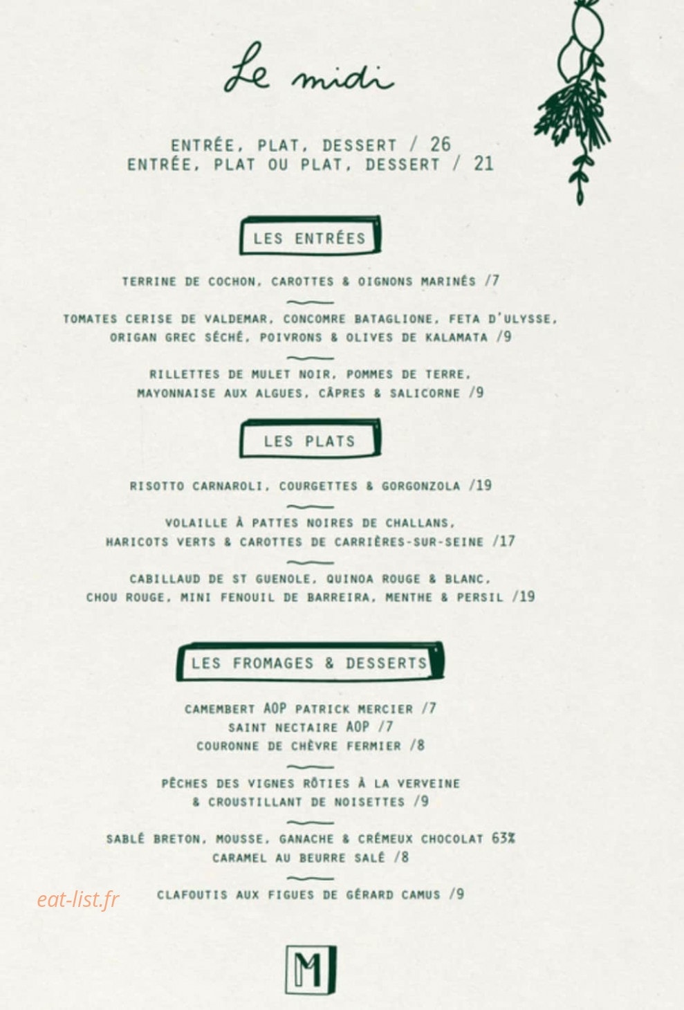 Mieux — carte page 1