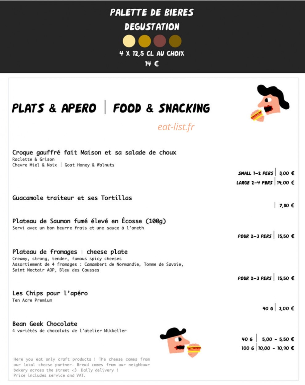Mikkeller — carte page 1