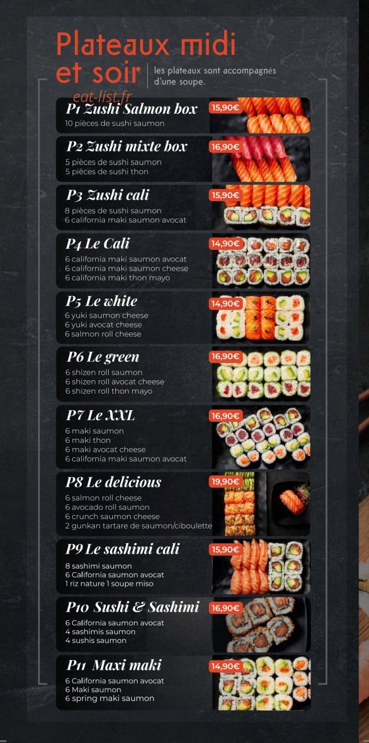 Mizushi — carte page 3