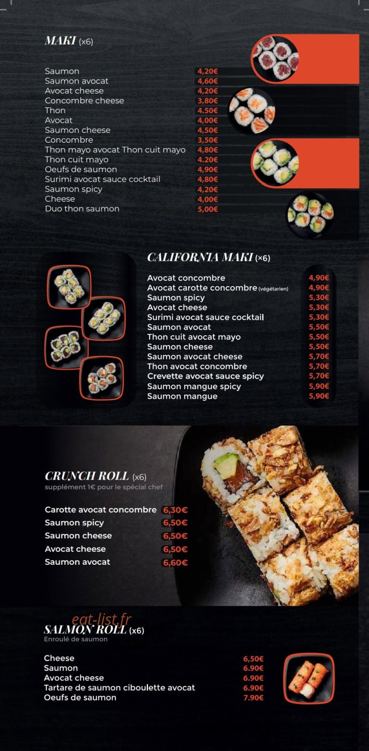 Mizushi — carte page 8