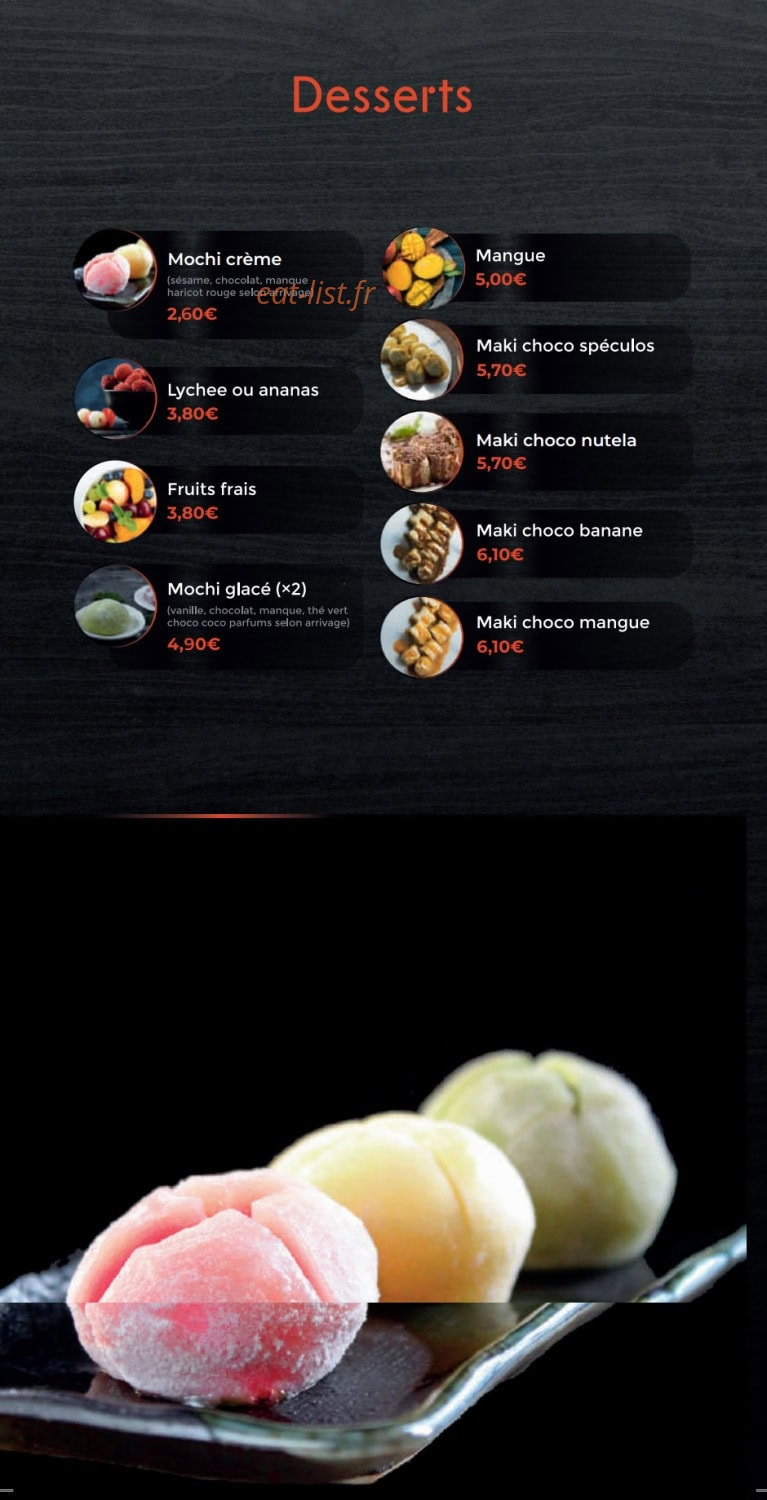 Mizushi — carte page 11