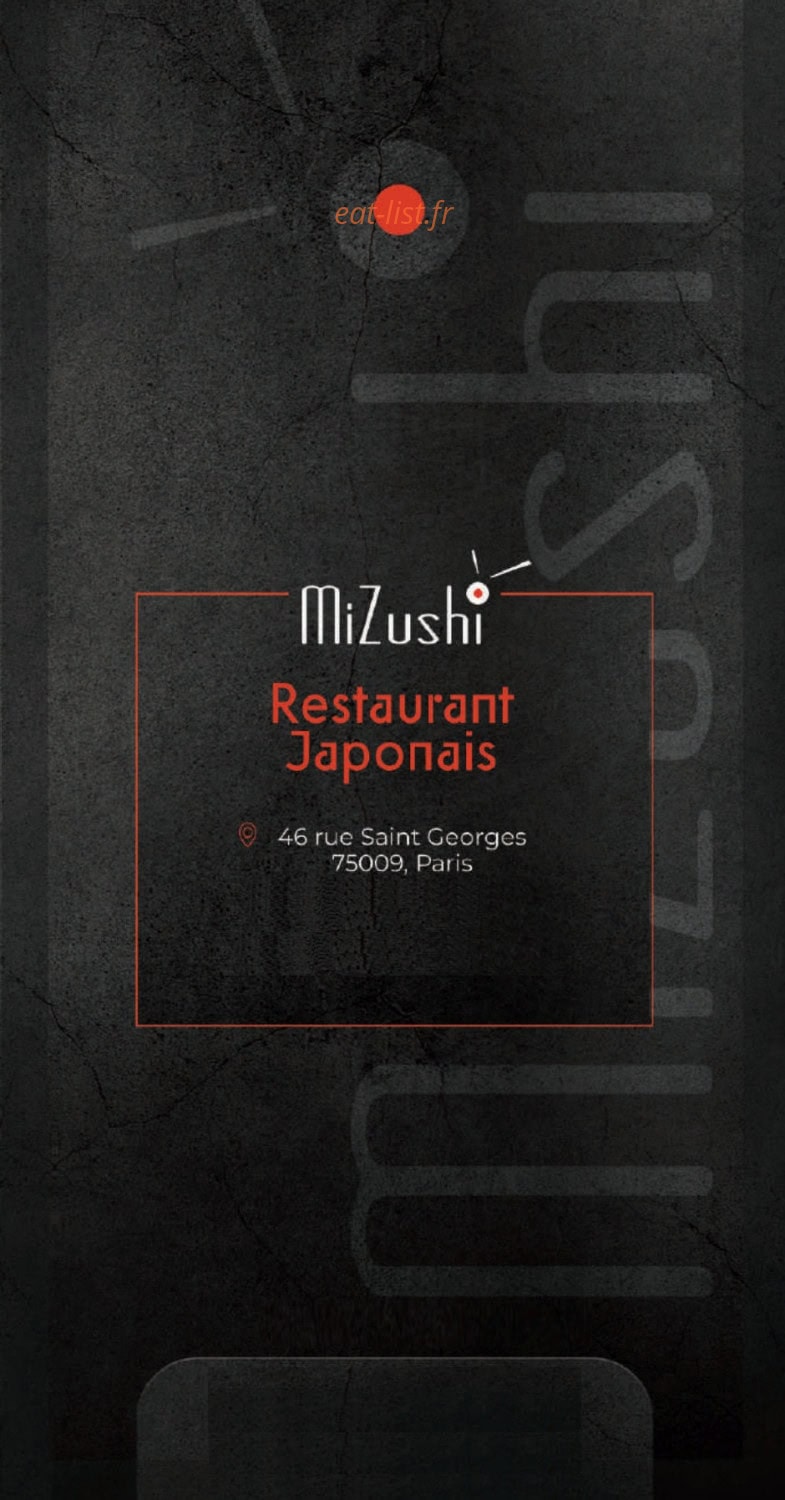 Mizushi — carte page 13