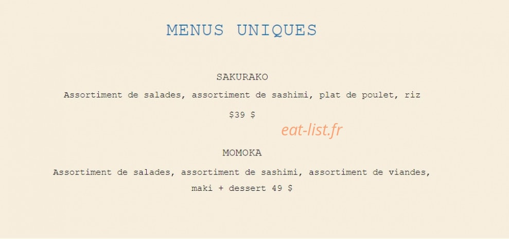Momoka — carte page 1