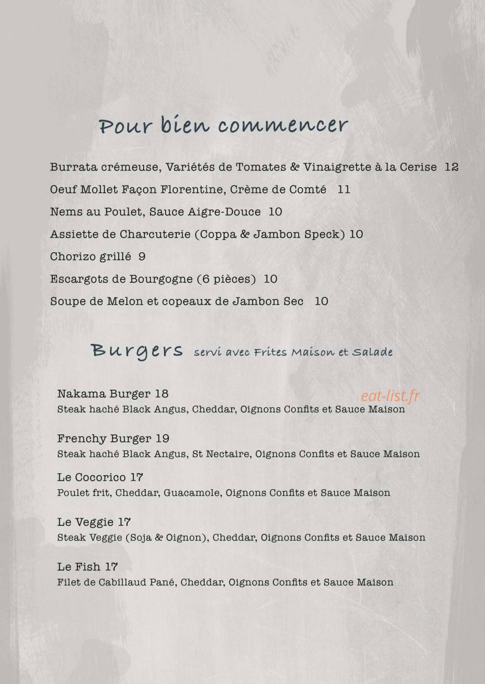 Nakama — carte page 1